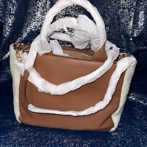 Brown Leather Tote Bag